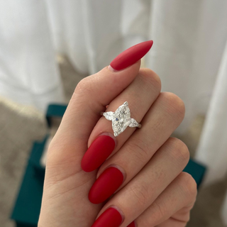 Round Halo, Pave & Split Shank Engagement Ring – 1.93 CT Lab Grown Diamond