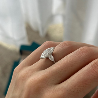Round Halo, Pave & Split Shank Engagement Ring – 1.93 CT Lab Grown Diamond