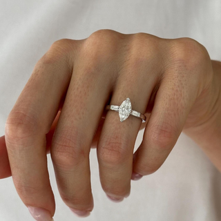 Round Halo, Pave & Split Shank Engagement Ring – 1.93 CT Lab Grown Diamond