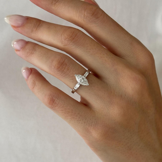 Round Halo, Pave & Split Shank Engagement Ring – 1.93 CT Lab Grown Diamond