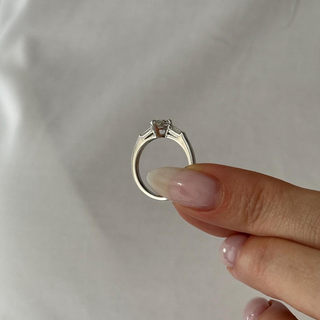 Round Halo, Pave & Split Shank Engagement Ring – 1.93 CT Lab Grown Diamond