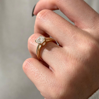 Round Halo, Pave & Split Shank Engagement Ring – 1.93 CT Lab Grown Diamond