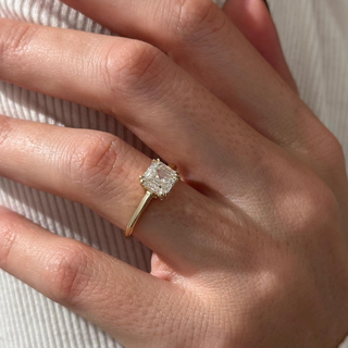 Round Halo, Pave & Split Shank Engagement Ring – 1.93 CT Lab Grown Diamond