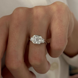 Round Halo, Pave & Split Shank Engagement Ring – 1.93 CT Lab Grown Diamond