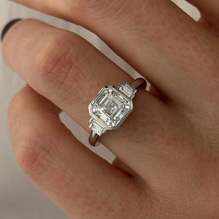 Round Halo, Pave & Split Shank Engagement Ring – 1.93 CT Lab Grown Diamond