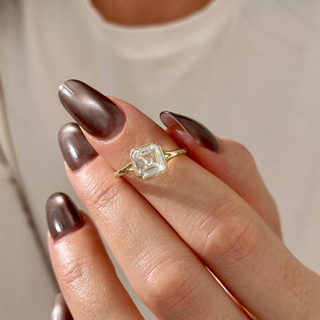 Round Halo, Pave & Split Shank Engagement Ring – 1.93 CT Lab Grown Diamond