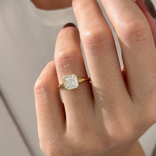 Round Halo, Pave & Split Shank Engagement Ring – 1.93 CT Lab Grown Diamond