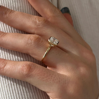 Round Halo, Pave & Split Shank Engagement Ring – 1.93 CT Lab Grown Diamond