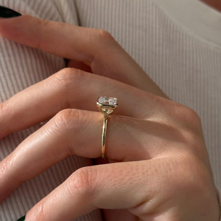 Round Halo, Pave & Split Shank Engagement Ring – 1.93 CT Lab Grown Diamond