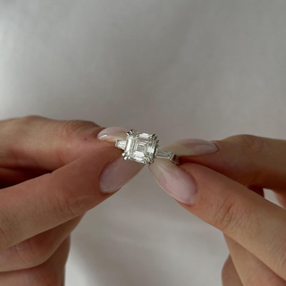 Round Halo, Pave & Split Shank Engagement Ring – 1.93 CT Lab Grown Diamond