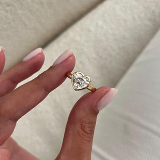Round Halo, Pave & Split Shank Engagement Ring – 1.93 CT Lab Grown Diamond