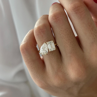 Round Halo, Pave & Split Shank Engagement Ring – 1.93 CT Lab Grown Diamond