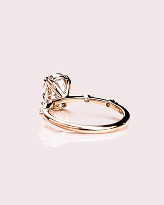 Cushion Hidden Halo Lab Grown Diamond Engagement Ring