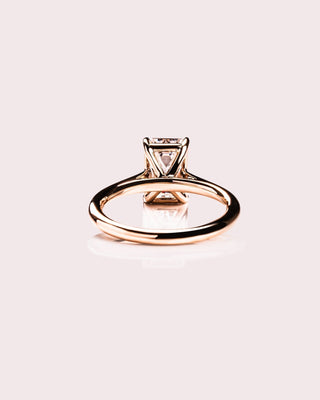 Cushion Hidden Halo Lab Grown Diamond Engagement Ring
