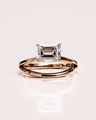 Cushion Hidden Halo Lab Grown Diamond Engagement Ring