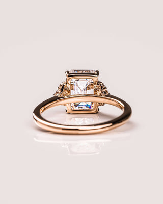 Cushion Hidden Halo Lab Grown Diamond Engagement Ring