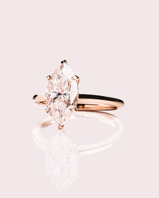 Cushion Hidden Halo Lab Grown Diamond Engagement Ring