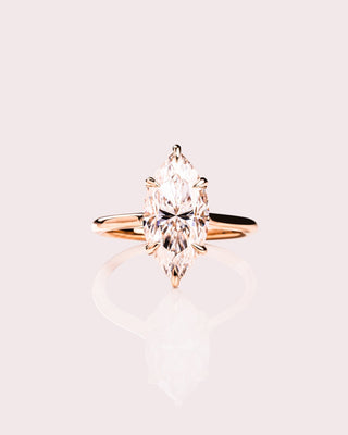 Cushion Hidden Halo Lab Grown Diamond Engagement Ring