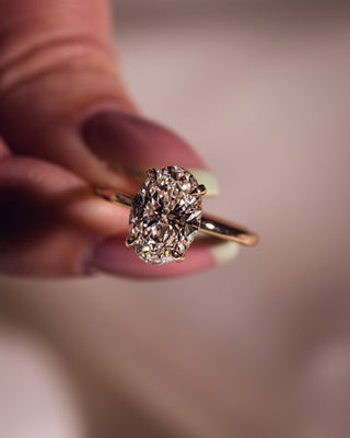Cushion Hidden Halo Lab Grown Diamond Engagement Ring