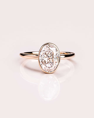 Cushion Hidden Halo Lab Grown Diamond Engagement Ring