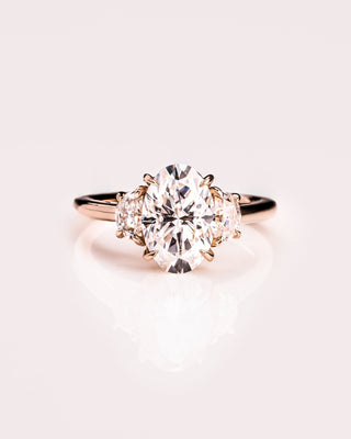 Cushion Hidden Halo Lab Grown Diamond Engagement Ring