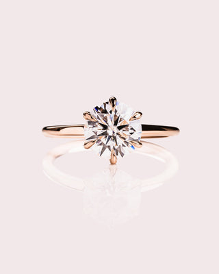 Cushion Hidden Halo Lab Grown Diamond Engagement Ring