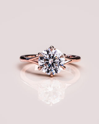 Cushion Hidden Halo Lab Grown Diamond Engagement Ring