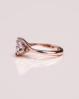 Cushion Hidden Halo Lab Grown Diamond Engagement Ring