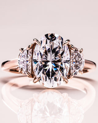 Cushion Hidden Halo Lab Grown Diamond Engagement Ring