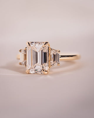 Cushion Hidden Halo Lab Grown Diamond Engagement Ring
