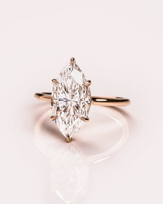 Cushion Hidden Halo Lab Grown Diamond Engagement Ring