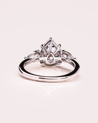 Cushion Hidden Halo Lab Grown Diamond Engagement Ring