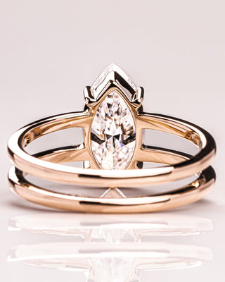 Cushion Hidden Halo Lab Grown Diamond Engagement Ring
