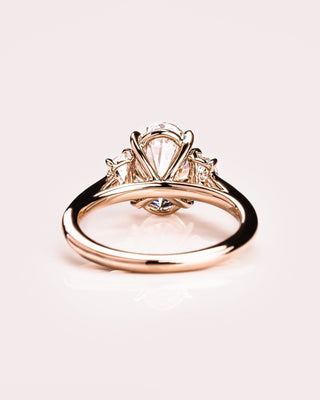 Cushion Hidden Halo Lab Grown Diamond Engagement Ring
