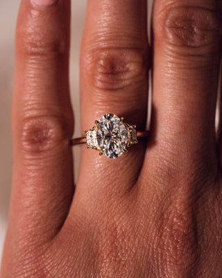 Cushion Hidden Halo Lab Grown Diamond Engagement Ring