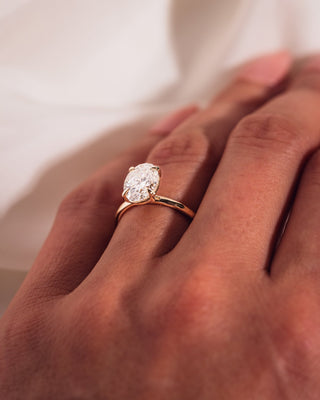 Cushion Hidden Halo Lab Grown Diamond Engagement Ring