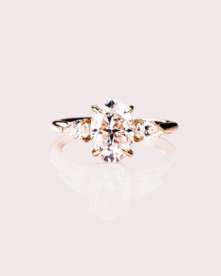 Cushion Hidden Halo Lab Grown Diamond Engagement Ring