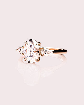 Cushion Hidden Halo Lab Grown Diamond Engagement Ring
