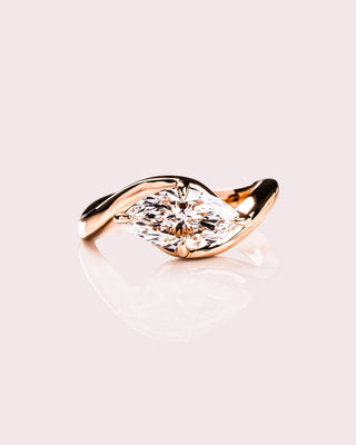 Cushion Hidden Halo Lab Grown Diamond Engagement Ring