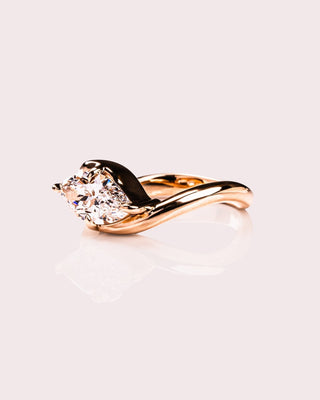 Cushion Hidden Halo Lab Grown Diamond Engagement Ring