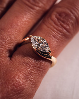 Cushion Hidden Halo Lab Grown Diamond Engagement Ring