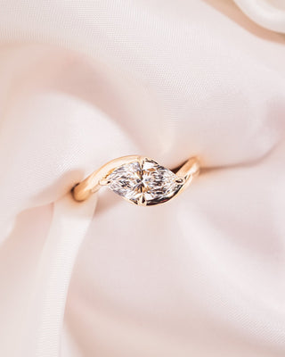 Cushion Hidden Halo Lab Grown Diamond Engagement Ring