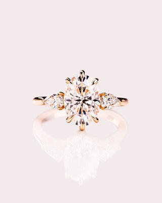 Cushion Hidden Halo Lab Grown Diamond Engagement Ring