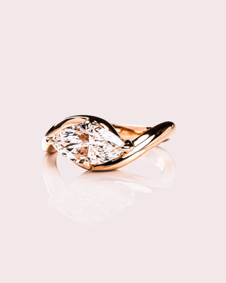 Cushion Hidden Halo Lab Grown Diamond Engagement Ring
