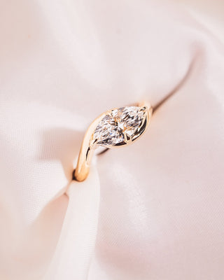 Cushion Hidden Halo Lab Grown Diamond Engagement Ring