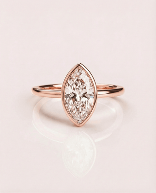 Cushion Hidden Halo Lab Grown Diamond Engagement Ring