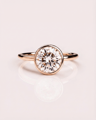 Cushion Hidden Halo Lab Grown Diamond Engagement Ring