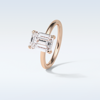 2.3 CT Solitaire Engagement Ring Featuring Emerald Moissanite 20