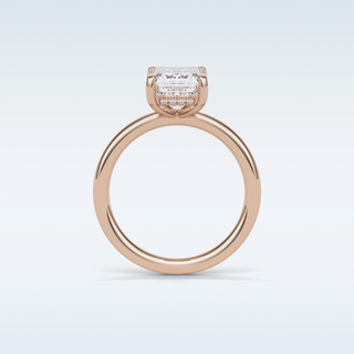 2.3 CT Solitaire Engagement Ring Featuring Emerald Moissanite 21