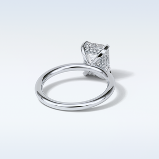 2.3 CT Solitaire Engagement Ring Featuring Emerald Moissanite 6